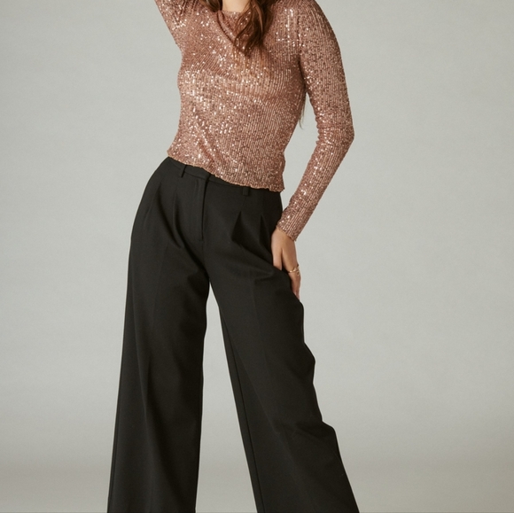 Lucky Brand sequin knit top - Picture 4 of 4